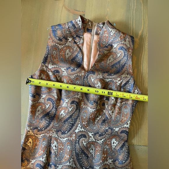 Vintage 1960’s Paisley Print Dress Size 2 - Picture 11 of 11